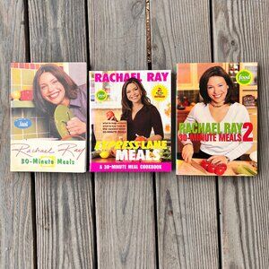 RACHEL RAY Lot of 3 Cookbooks. 30-Minute Meals. Express. Food Network. LIKE NEW